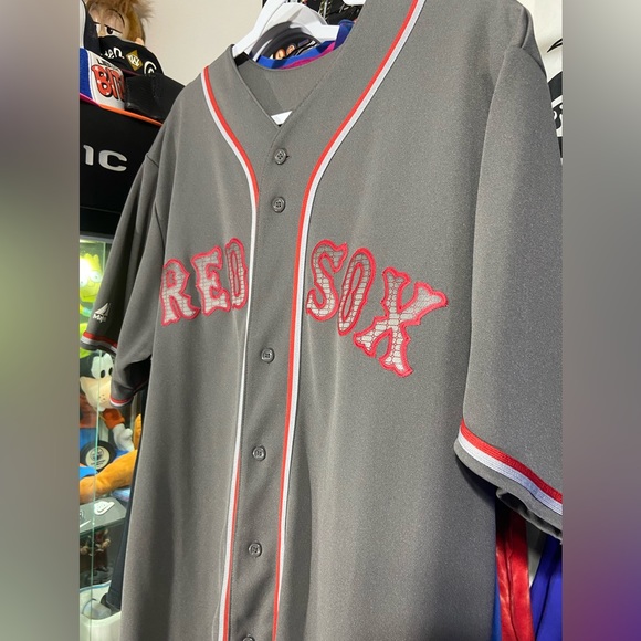 Boston Red Sox Pedroia baseball jersey. Size xl. - Picture 3 of 7